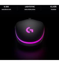 LOGITECH G102 910-005823 G102 LightSync Black 8000DPI 6 Tuş Optik RGB Siyah Kablolu Gaming (Oyuncu) Mouse - 6